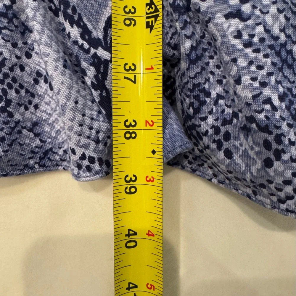 Diane Von Furstenberg Silk Blue Snake Print Wrap Dress - Picture 6 of 11